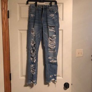 American Eagle destroyed jeans